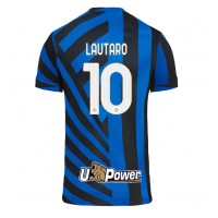 Inter Milan Lautaro Martinez #10 Fotballklær Hjemmedrakt 2024-25 Kortermet